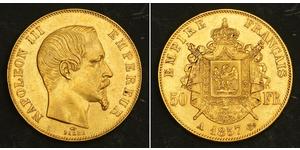 50 Franc Zweites Kaiserreich (1852-1870) Gold Napoleon III (1808-1873)