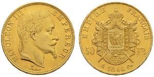 50 Franc Zweites Kaiserreich (1852-1870) Gold Napoleon III (1808-1873)