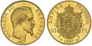 50 Franc Zweites Kaiserreich (1852-1870) Gold Napoleon III (1808-1873)