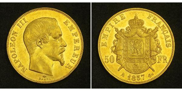 50 Franc Zweites Kaiserreich (1852-1870) Gold Napoleon III (1808-1873)
