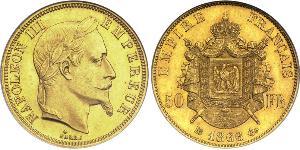 50 Franc Second Empire (1852-1870) Or Napoleon III (1808-1873)