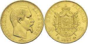 50 Franc Second Empire (1852-1870) Or Napoleon III (1808-1873)