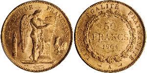50 Franc Troisième République (1870-1940)  Or 