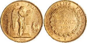 50 Franc Troisième République (1870-1940)  Or 