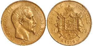 50 Franc Segundo Imperio francés (1852-1870) Oro Napoleon III (1808-1873)