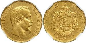50 Franc Segundo Imperio francés (1852-1870) Oro Napoleon III (1808-1873)