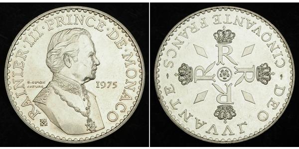 50 Franc Monaco Silber Rainier III. (Monaco)