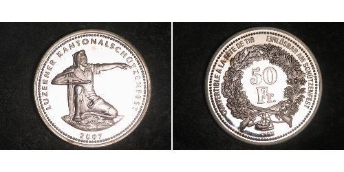 50 Franc Switzerland Silver 