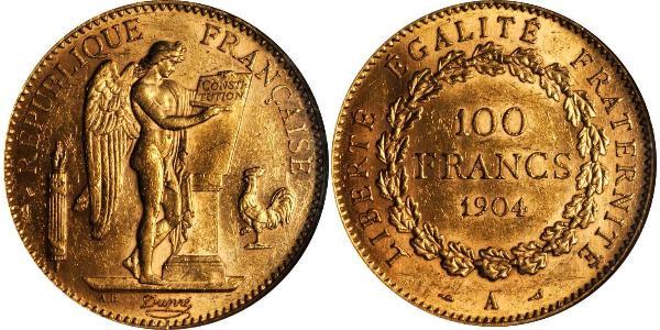 50 Franc 法兰西第三共和国 (1870 - 1940) 金 