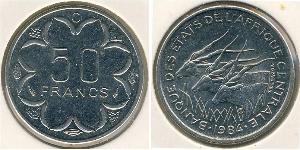 50 Franc 中非共和國 镍 