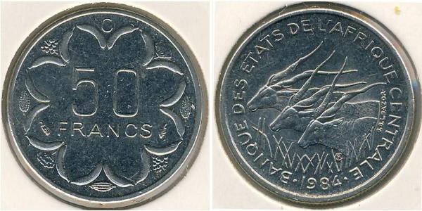 50 Franc 中非共和國 镍 