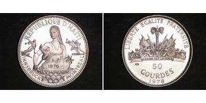 50 Gourde Haïti Argent 