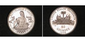 50 Gourde Haïti Argent 