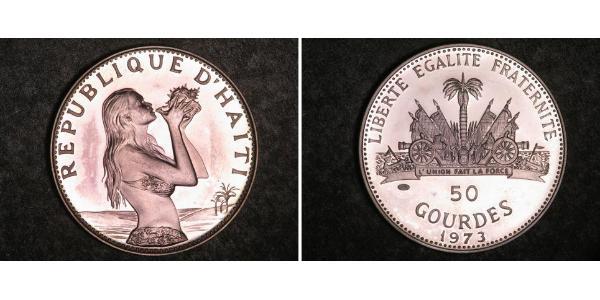 50 Gourde Haïti Argent 