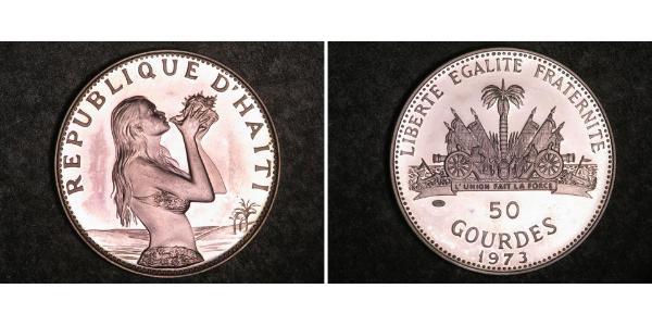 50 Gourde Haïti Argent 