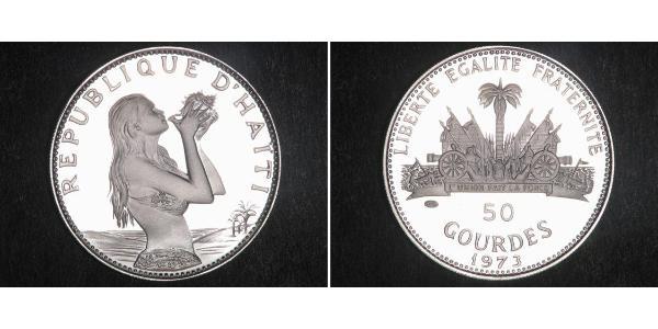 50 Gourde Haïti Argent 