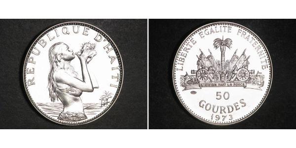 50 Gourde Haïti Argent 