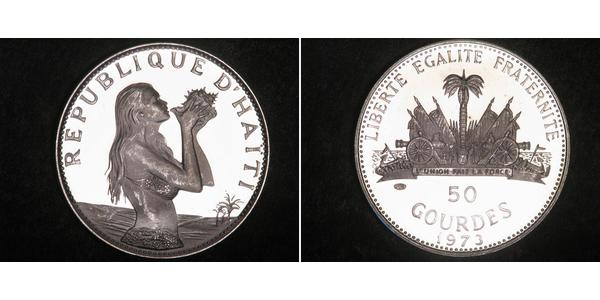 50 Gourde Haïti Argent 