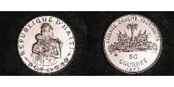 50 Gourde Haiti Argento 
