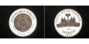 50 Gourde Haiti Argento 