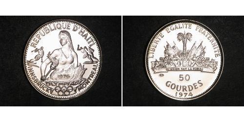 50 Gourde Haiti Argento 