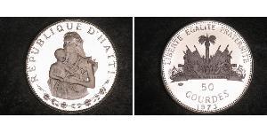 50 Gourde Haiti Silber 