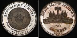 50 Gourde Haiti Silver 