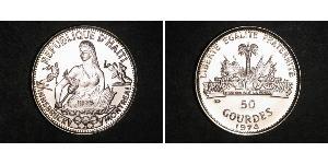 50 Gourde Haiti Silver 