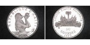 50 Gourde Haiti Silver 