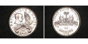 50 Gourde Haiti Silver 