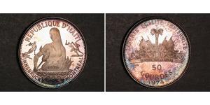 50 Gourde Haiti Silver 