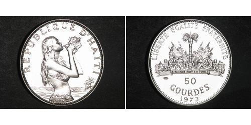 50 Gourde Haiti Silver 