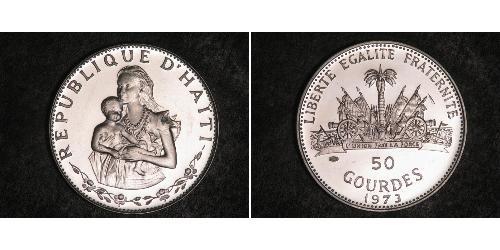 50 Gourde Haiti Silver 