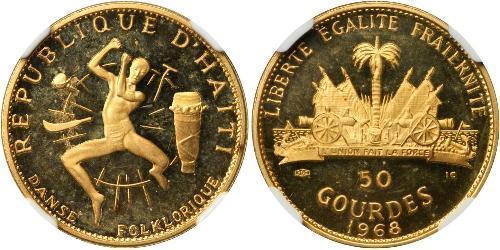50 Gourde Haiti 金 