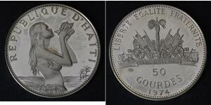 50 Gourde Haiti 銀 