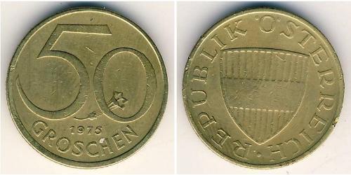 50 Grosh Republic of Austria (1955 - ) Alluminio/Bronzo 