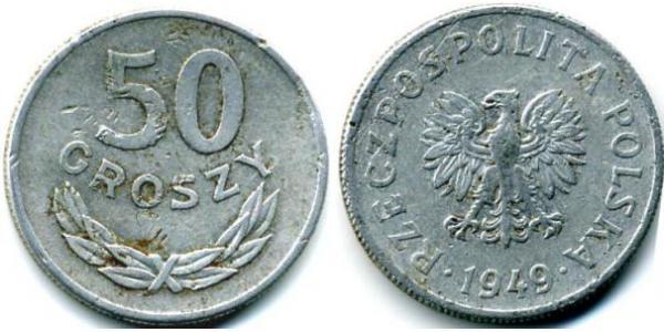 50 Grosh Polonia Aluminio 