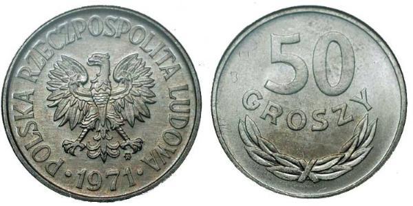 50 Grosh Poland Aluminium 