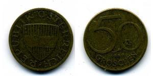 50 Grosh Republic of Austria (1955 - ) Bronze/Aluminium 