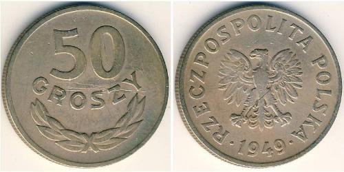 50 Grosh Polen Kupfer/Nickel 