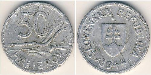 50 Heller Slovacchia Alluminio 