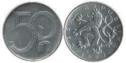 50 Heller Tschechien Aluminium 
