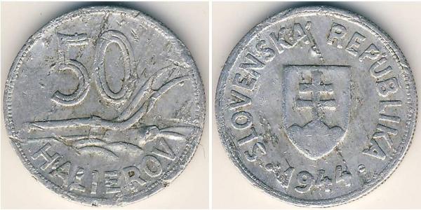 50 Heller Slovakia 铝 
