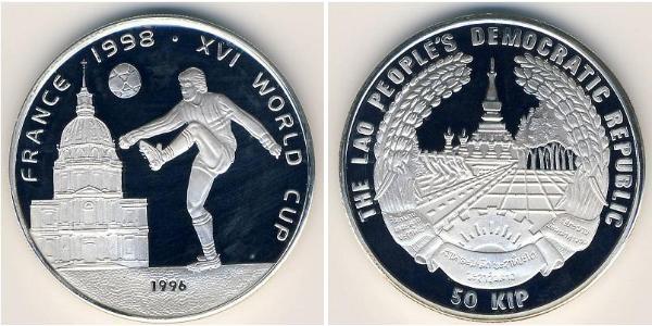 50 Kip Laos Silber 