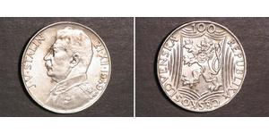 50 Krone Tchécoslovaquie  (1918-1992) Argent 