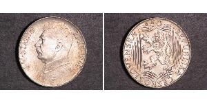 50 Krone Checoslovaquia  (1918-1992) Plata 