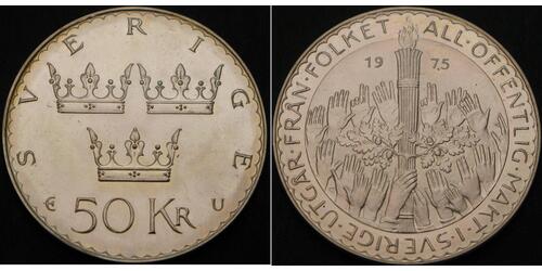 50 Krone Sweden Silver 