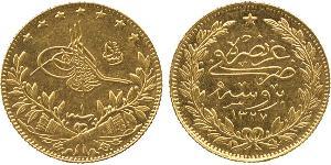 50 Kurush Turchia (1923 - ) Oro Muhammad V del Marocco (1909 - 1961)