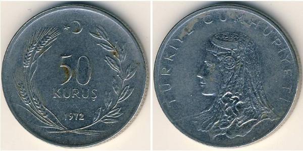 50 Kurush Turchia (1923 - ) Rame/Nichel 