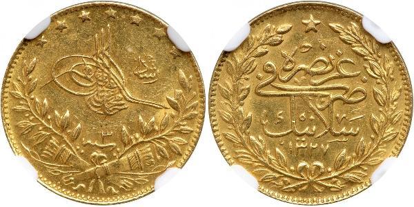 50 Kurush 土耳其 金 穆罕默德五世 (摩洛哥) (1909 - 1961)